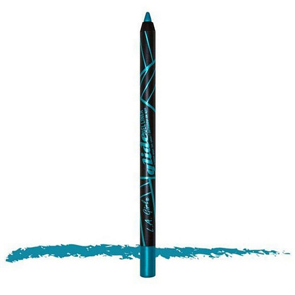 2 x LA Girl Glide Gel Eyeliner Pencil, Mermaid Blue